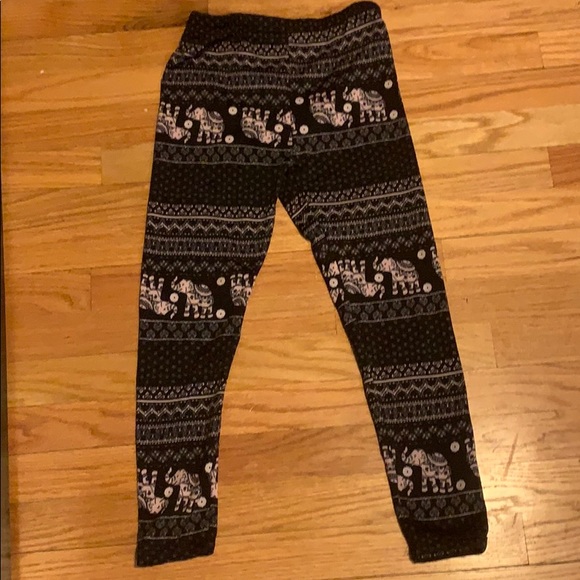 Fleece leggings - Picture 1 of 4